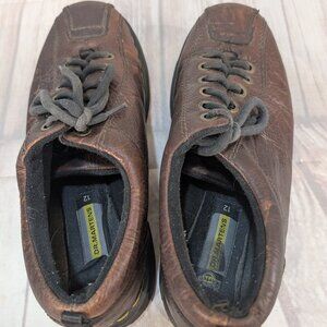 Dr. Martens Vintage Brown Leather Lace-Up Oxford Shoes Men's 12